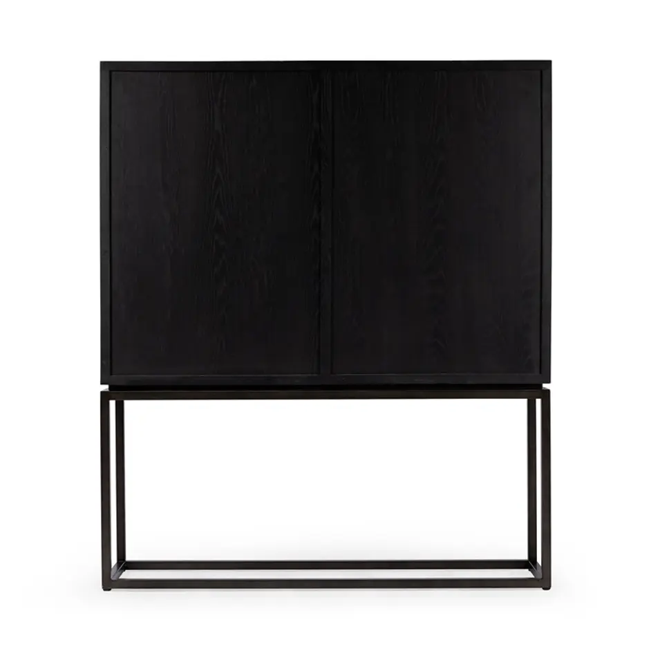 Palmer Cabinet in Charcoal Oak Veneer by FOUR HANDS