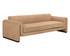 ROMER SOFA - DISTRESSED BROWN - NUBUCK TAN LEATHER by Sunpan