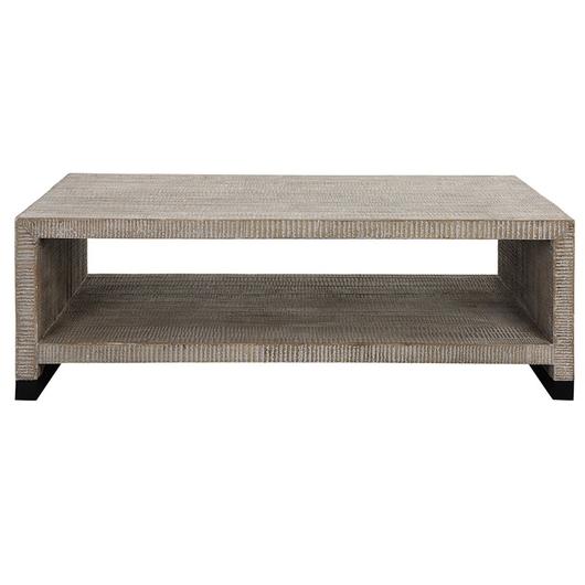 Bosk White Washed Coffee Table by Uttermost