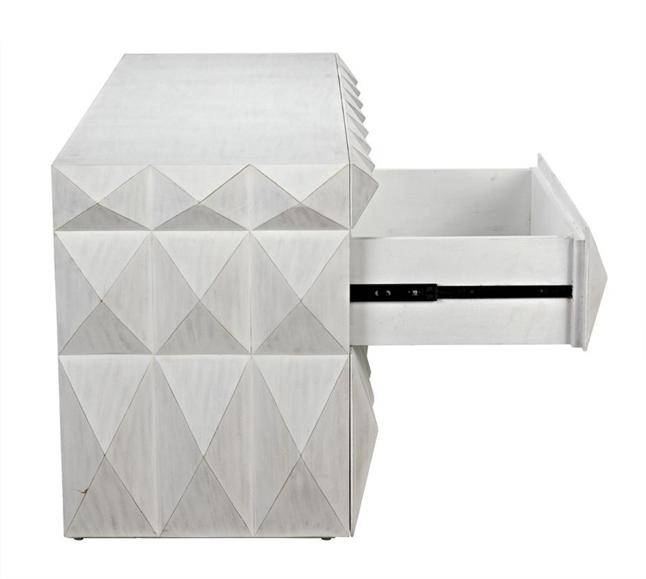 Allegra Dresser, White Wash by Noir Furniture