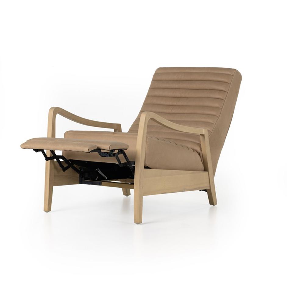 Chance Recliner In Palermo Nude by FOUR HANDS