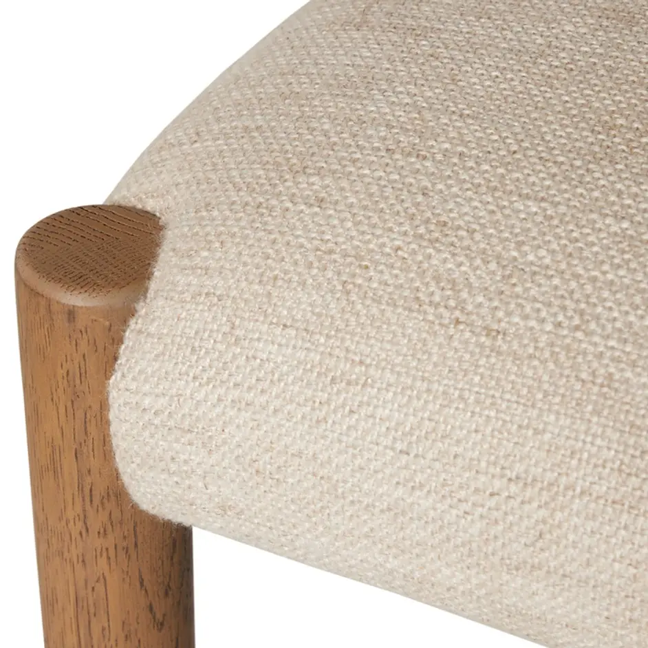 Glenmore Stool In Smoked Oak In Counter by FOUR HANDS