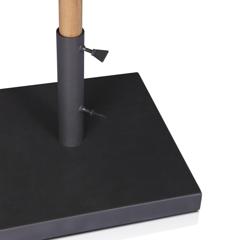 Baska Outdoor Rectangular Umbrella - Arashi Salt by Four Hands