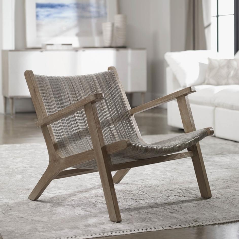 Aegea Rattan Accent Chair by Uttermost