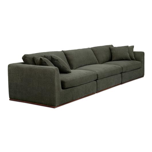 Rue Modular Sofa Deep Green by Moes Home