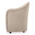 Drava Rolling Dining Chair Beige by Moes Home
