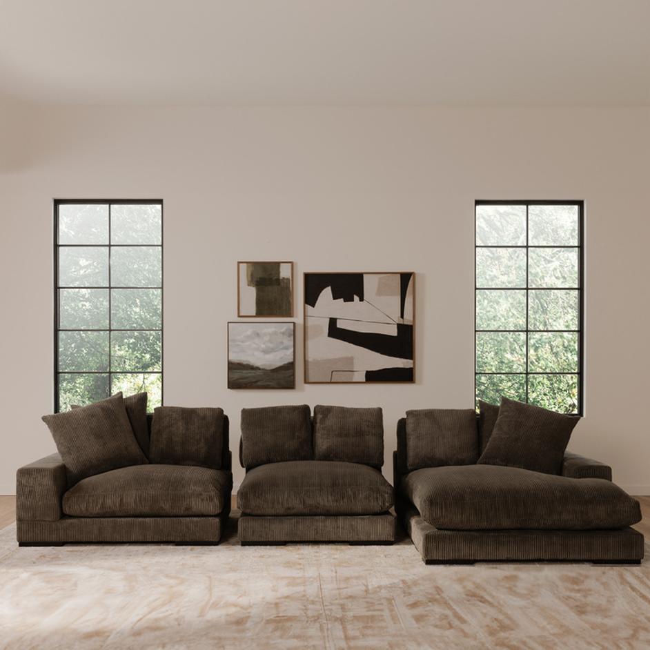 Plunge Slipper Chair Charcoal by Moes Home