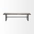 Ledger I 70L x 17W Brown Live-Edge Wooden Dining Bench by Mercana
