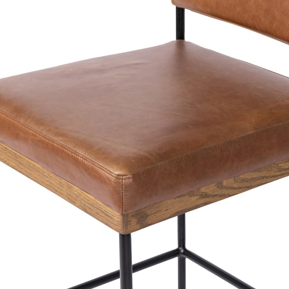 Benton Counter Stool in Sonoma Chestnut by FOUR HANDS