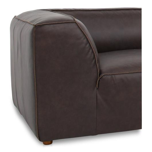 Form Classic L-Shaped Modular Sectional Espresso Brown by Moes Home