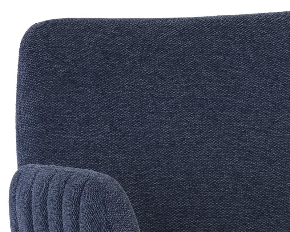 Lucano Dining Armchair - Belfast Navy by Sunpan