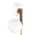Colome Floor Lamp In Natural Walnut by FOUR HANDS
