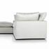 Stevie 3Pc Laf Sec Sofa W/Ottoman In Ivory by FOUR HANDS