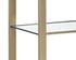 AMBRETTA BOOKCASE - LARGE - GOLD / CLEAR by Sunpan