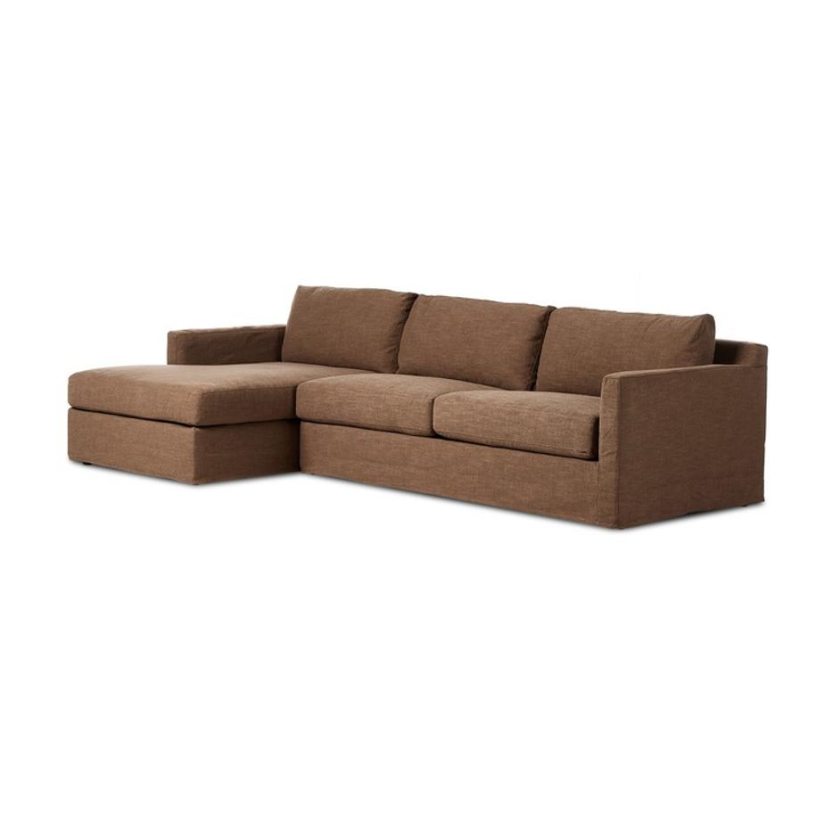 Hampton 2-Piece Slipcover Sectional by Four Hands