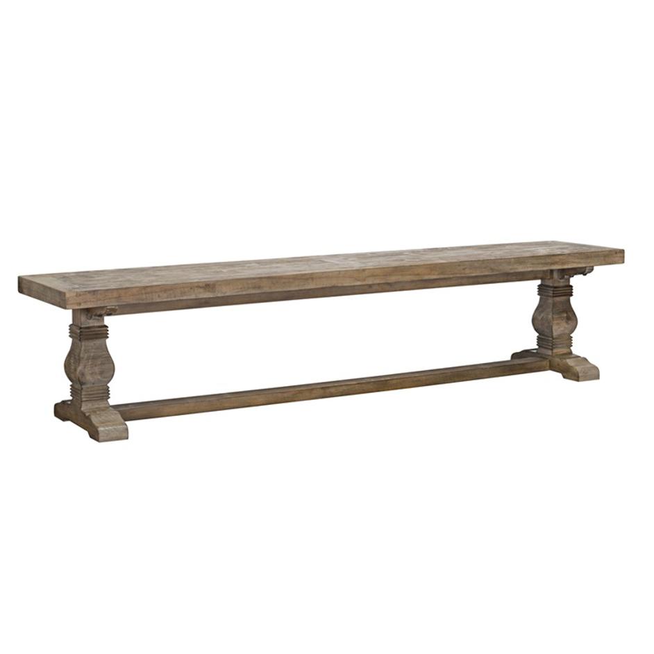 Caleb 83" Bench Desert Gray by Classic Home