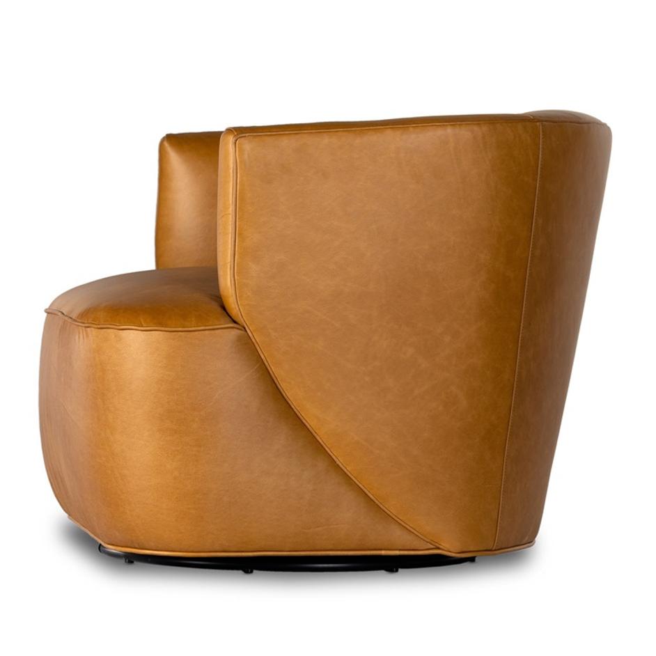 Mila Swivel Chair - Osorno Camel by Four Hands