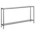 Hayley Console Table In Silver by Uttermost
