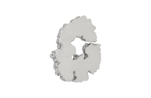 Lava Slice Wall Art, Resin, Stainless Steel, Small by PHILLIPS COLLECTION