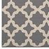 Selena Moroccan Trellis 9X12 Indoor And Outdoor Area Rug In Gray And Beige by Modway Furniture