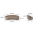 Cove Outdoor Sofa Taupe by Moes Home