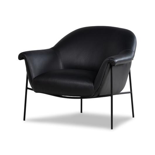 Suerte Chair In Carson Black by FOUR HANDS