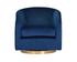 Hazel Swivel Chair - Navy Blue Sky by Sunpan