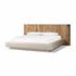 Lara Queen Bed in Natural Reclaimed French Oak by FOUR HANDS