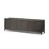 Glenview 6 Door Sideboard - Cracked Smoked Black Veneer by Four Hands