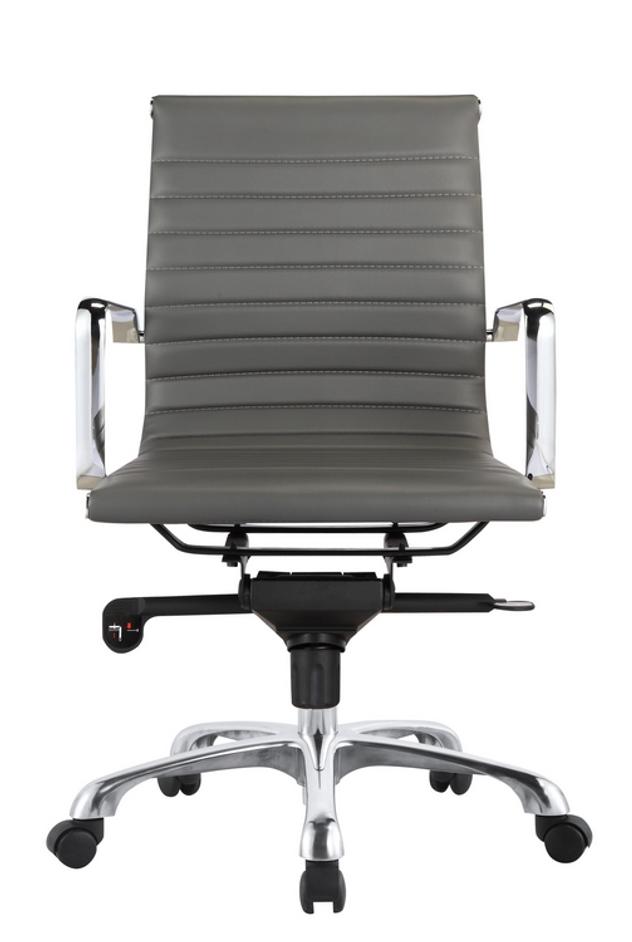 OMEGA SWIVEL OFFICE CHAIR LOW BACK GREY by Moes Home