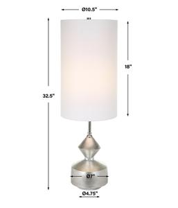 Vial Silver Buffet Lamp by Uttermost