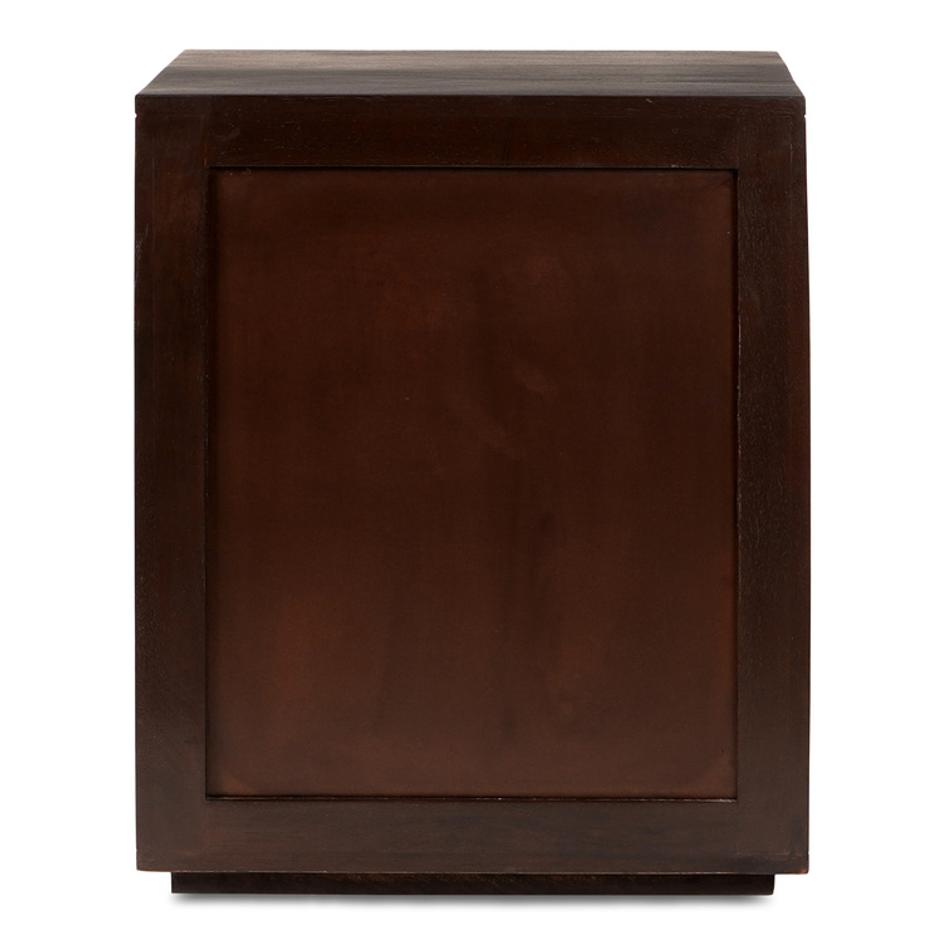 Denman Nightstand Dark Brown by Moes Home