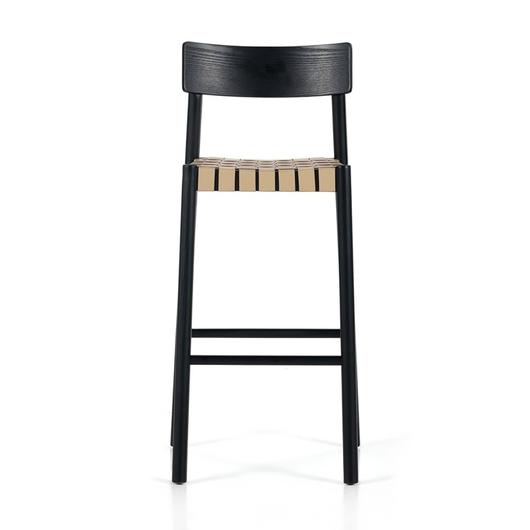 Heisler Bar + Counter Stool - Almond Leather Blend by Four Hands