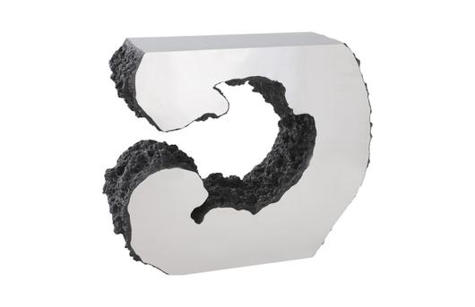 Lava Console Table, Stainless Steel by PHILLIPS COLLECTION