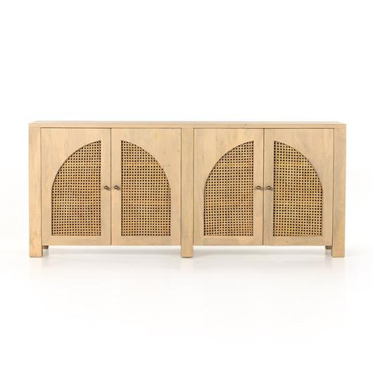 Tilda Sideboard In Natural Circle Cane by FOUR HANDS