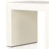 Parish Outdoor End Table In White Concrete by FOUR HANDS