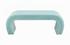Kenya Bright Blue Velvet Bench by tov furniture