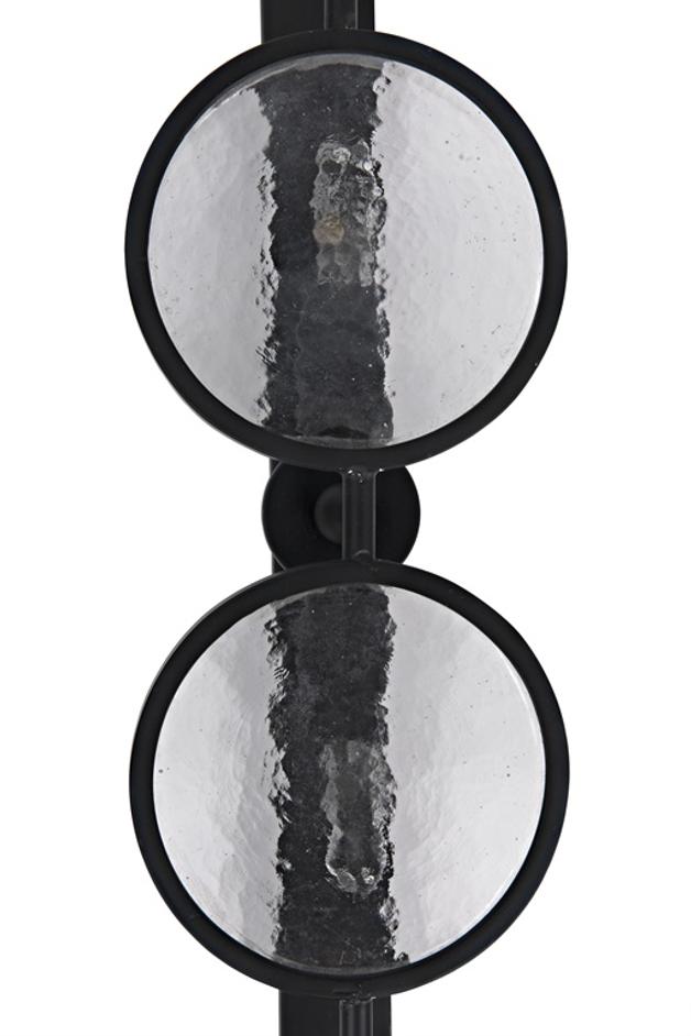 Ordo Sconce, Black Steel by Noir Furniture