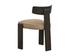 HORTON DINING CHAIR - DARK BROWN - SAHARA SAND LEATHER by Sunpan