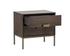 Jade Nightstand - Antique Brass - Dark Mango by Sunpan