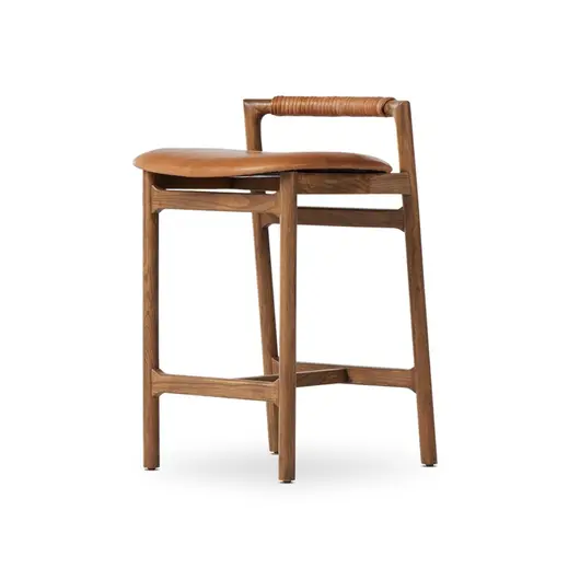 Baden Stool In Haven Tobacco In Counter by FOUR HANDS