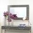 Structure Shagreen Rectangle Mirror, Grey by Jamie Young