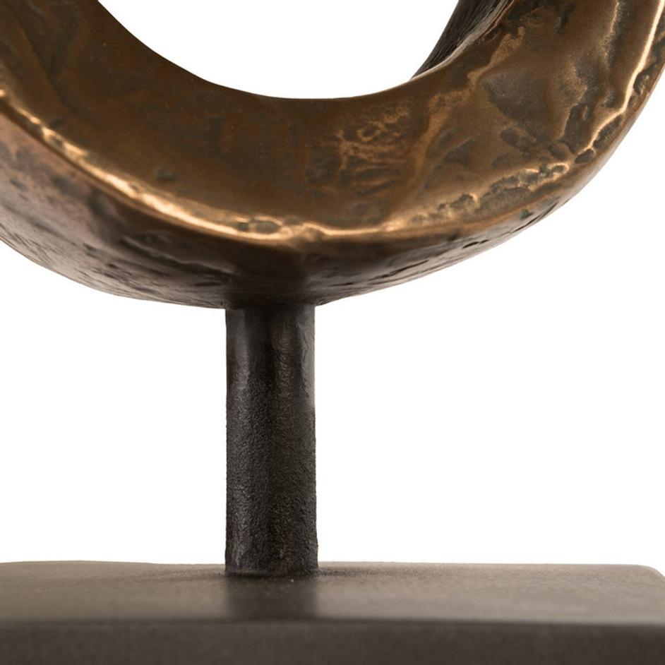 Trifoil Table Sculpture, Bronze by PHILLIPS COLLECTION