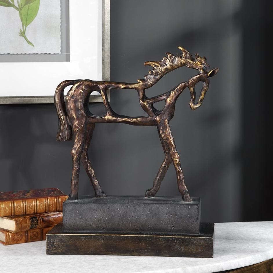 Titan Horse Sculpture by Uttermost