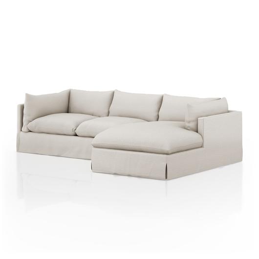 Habitat 2Pc Raf Sectional In 112'' In Nimbus by FOUR HANDS