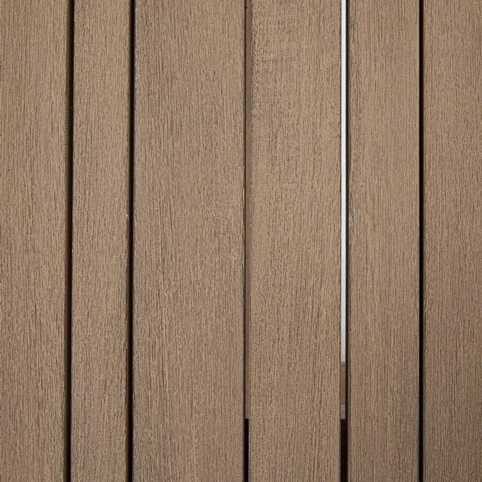 Atherton Outdoor Dining Bench in Brown by FOUR HANDS