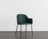 HENSLEY DINING ARMCHAIR - DARK TEAL by Sunpan