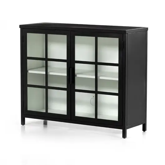 Lexington Small Cabinet In Black by FOUR HANDS