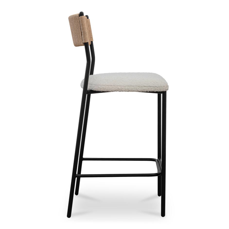 Foley Counter Stool White by Moes Home