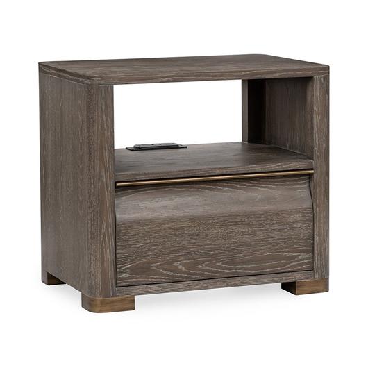 Newbury 1Dwr Nightstand Mocha Brown by Classic Home